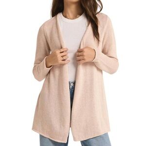 Z Supply Oatmeal Heather Cascade Cardigan - Lightweight